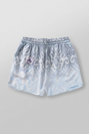 Young LA 1006 - Miami Sunset Shorts Blau | 4315-RILYX