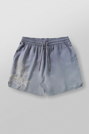 Young LA 1006 - Miami Sunset Shorts Blau | 3582-OTVAM