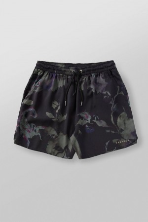 Young LA 1006 - Miami Sunset Shorts Schwarz | 2514-BVSEQ