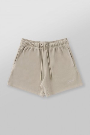 Young LA 1017 - Cloud Comfort Set - Shorts Beige | 8359-EYIQJ