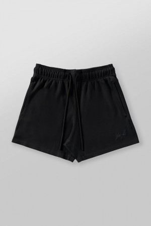 Young LA 1017 - Cloud Comfort Set - Shorts Schwarz | 6927-KILZW