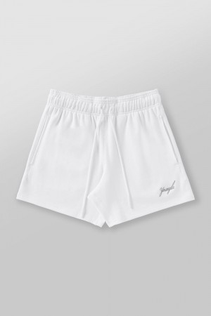 Young LA 1017 - Cloud Comfort Set - Shorts Weiß | 3186-CHNWU