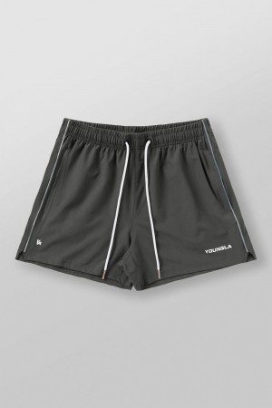 Young LA 1021 - Leg Day Shorts Grau | 0795-ZNQCB