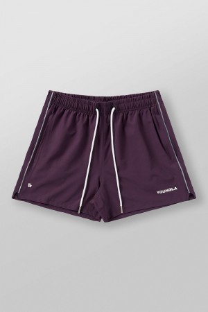 Young LA 1021 - Leg Day Shorts Lila | 9532-EZMRN