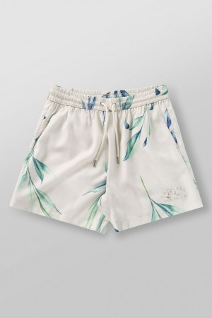 Young LA 1038 - Lah Casa Shorts Weiß | 4659-SNAZY