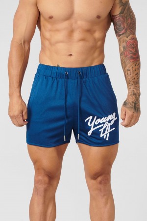 Young LA 104 Legacy Shorts Blau | 1932-NYIOF