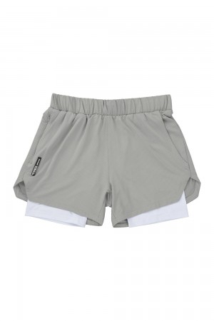 Young LA 105 Compression Shorts 2.0 Grau | 9536-MHFAX