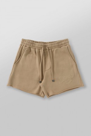 Young LA 1063 - Effortless Sets - Shorts Khaki | 4729-DNZKU