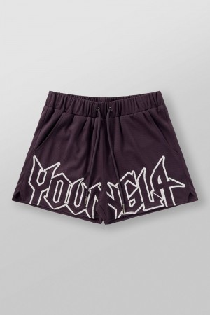 Young LA 1109 - All-Star Shorts Lila | 9056-UMCJV