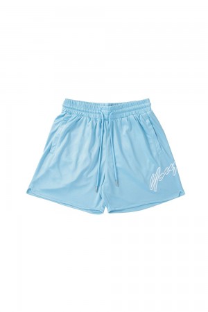 Young LA 117 Sig Shorts Blau | 0168-ZUEDM