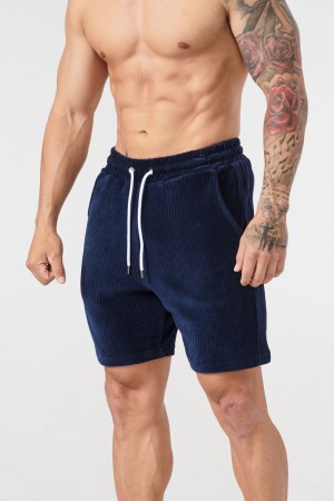 Young LA 119 Cord Collection - Shorts Navy | 5126-QXHSF