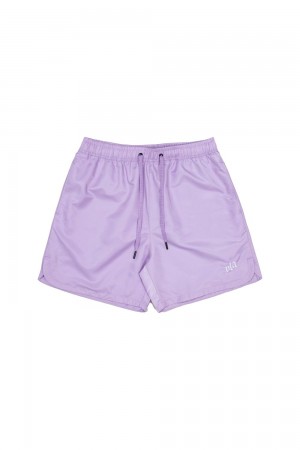 Young LA 123 Pastel Flow Shorts Lila | 0741-QGNBW