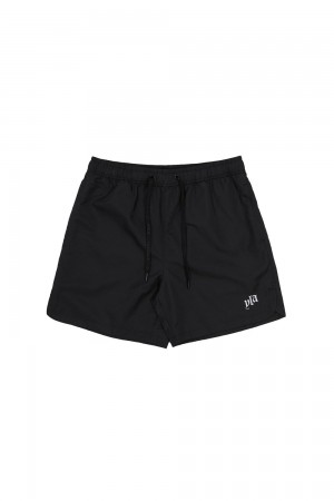 Young LA 123 Pastel Flow Shorts Schwarz | 9483-MQRXD