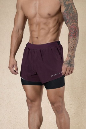 Young LA 124 - 6am Compression Shorts Lila | 1573-ZMKJW