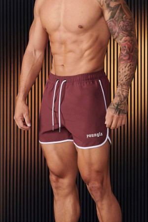 Young LA 125 - Olympic Shorts Bordeaux | 7329-GFOBM