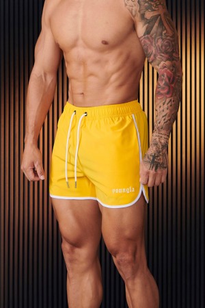 Young LA 125 - Olympic Shorts Gelb | 4301-GTKJC