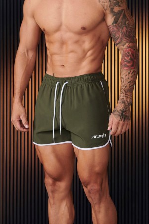 Young LA 125 - Olympic Shorts Olivgrün | 4753-BHSPY
