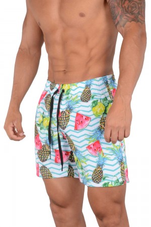 Young LA 128 Abstract Swim Shorts '22 Mehrfarbig | 6408-IPOAH