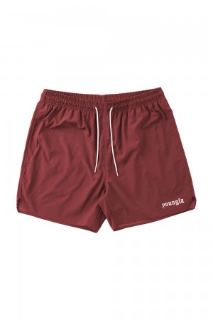 Young LA 131 The Finest Shorts Bordeaux | 3129-DRAWM