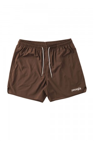 Young LA 131 The Finest Shorts Braun | 0175-RAZUK