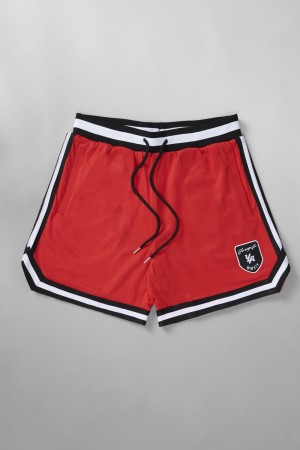 Young LA 133 Home Plate Shorts Rot | 6197-IHPCM