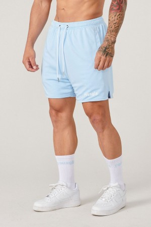 Young LA 134 Game-Time Shorts & Socks Set Blau | 8196-UZQJR
