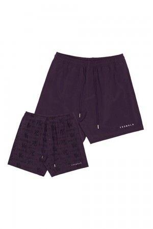 Young LA 136 - Reveal Swim Shorts Lila | 5289-TBLYS