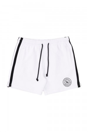 Young LA 137 - Golden Era Bodybuilding Shorts Weiß | 9460-RTHGU