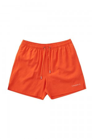 Young LA 140 Frooty Swim Shorts Orange | 9364-ZXLUE