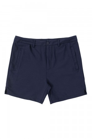 Young LA 145 Casual Chino Shorts Navy | 3469-CZLOG