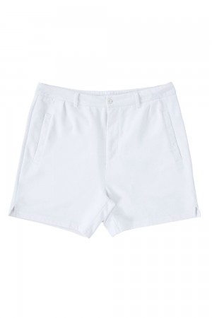 Young LA 145 Casual Chino Shorts Weiß | 7263-WSZLI