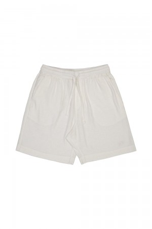 Young LA 147 - Simply Linen Shorts Weiß | 0813-RNLAP