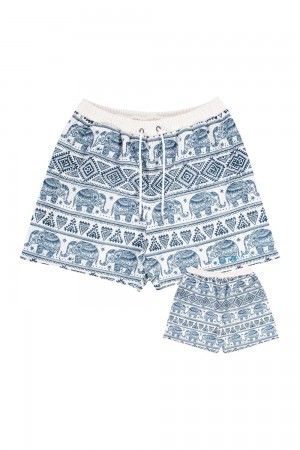 Young LA 150 After Party Shorts Blau | 3126-KNVIR
