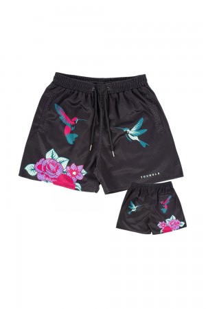 Young LA 150 After Party Shorts Schwarz | 7025-MHBQF