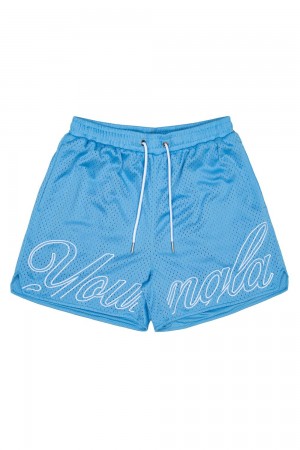 Young LA 155 Championship Shorts Blau | 2841-BYOLM
