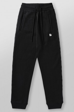 Young LA 2006 - Piping Collection - Joggers Schwarz | 4751-LTMOF