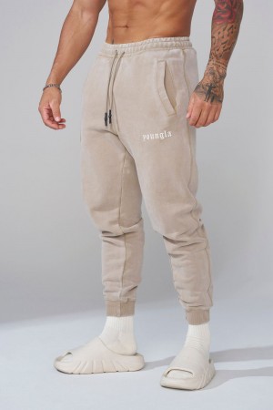 Young LA 2022 - Love Sets - Joggers Beige | 4897-PFAKC