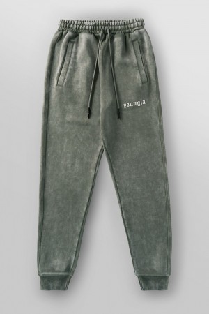 Young LA 2022 - Love Sets - Joggers Olivgrün | 3198-MNRQG