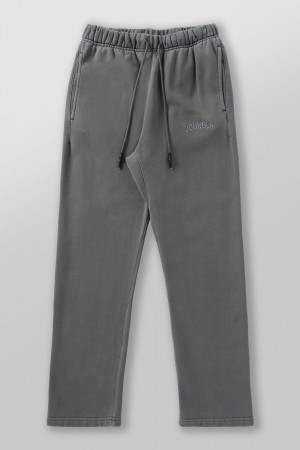 Young LA 2078 - Minimal No Cuff Joggers Grau | 5867-ALOYR