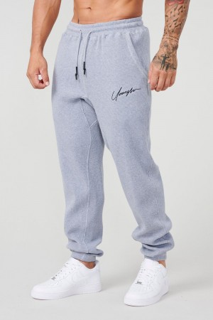Young LA 207 Cozy Thermal Joggers Grau | 3018-UZMQX