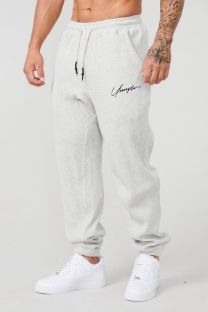 Young LA 207 Cozy Thermal Joggers Hellgrau | 1475-HNKSV