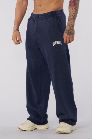Young LA 2088 - New Wave Baggy Sweats Navy | 8120-WMECH