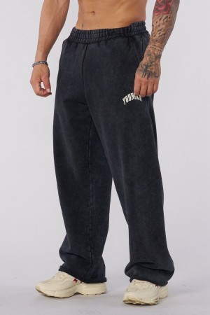 Young LA 2088 - New Wave Baggy Sweats Schwarz | 8725-KHLEX
