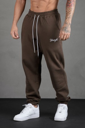 Young LA 211 For Him Joggers Dunkelbraun | 7250-BKLWM