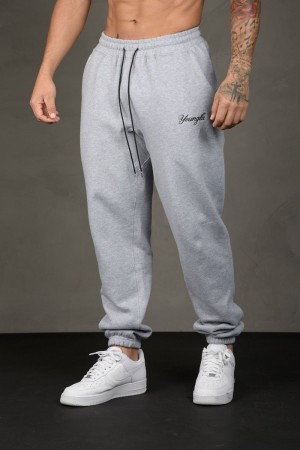 Young LA 211 For Him Joggers Hellgrau | 4598-MXPJL