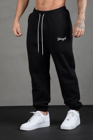 Young LA 211 For Him Joggers Schwarz | 0821-DHPGX