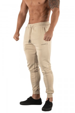 Young LA 213 Elite Joggers Beige | 5946-IZYTL
