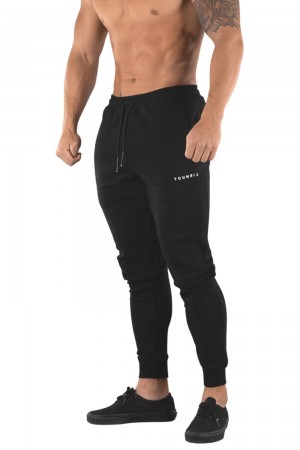 Young LA 213 Elite Joggers Schwarz | 1246-OTHQW