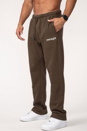 Young LA 216 Eternal No Cuff Sweats Braun | 1463-RCVND