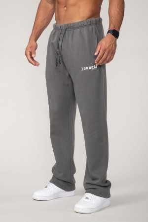 Young LA 216 Eternal No Cuff Sweats Grau | 9760-MEWTP